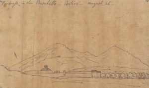 Fortaleza en el Boschetto, Portici, 26 de agosto de John Robert Cozens